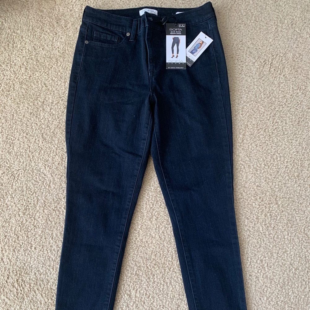 Sofia Mid Rise Skinny Jeans